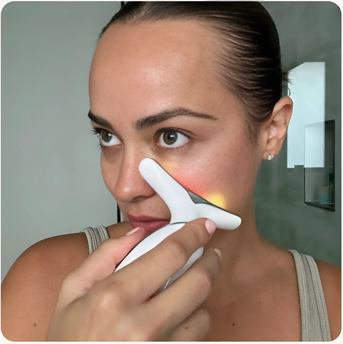MASAJEADOR FACIAL LED