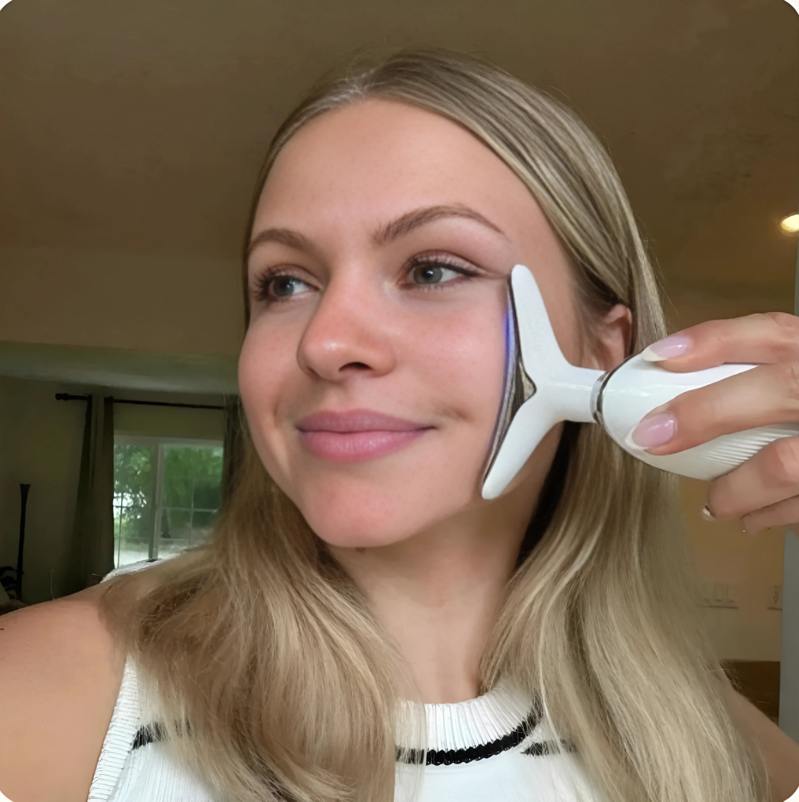 MASAJEADOR FACIAL LED