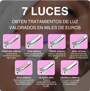 MASAJEADOR FACIAL LED